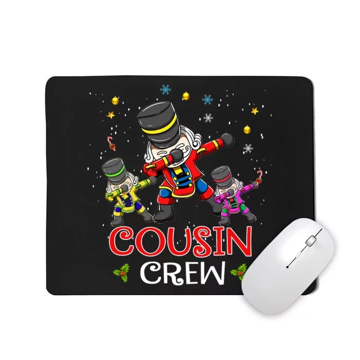 Dabbing Nutcracker Cousin Crew Christmas Family Matching Pajamas Mousepad