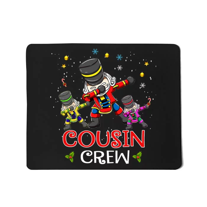 Dabbing Nutcracker Cousin Crew Christmas Family Matching Pajamas Mousepad