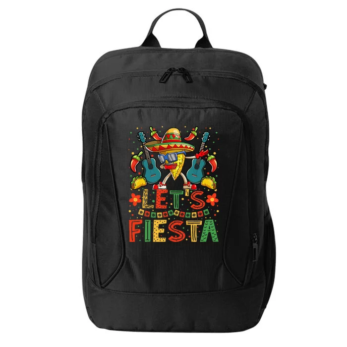 Dabbing Nacho Cinco De Mayo Lets Fiesta City Backpack