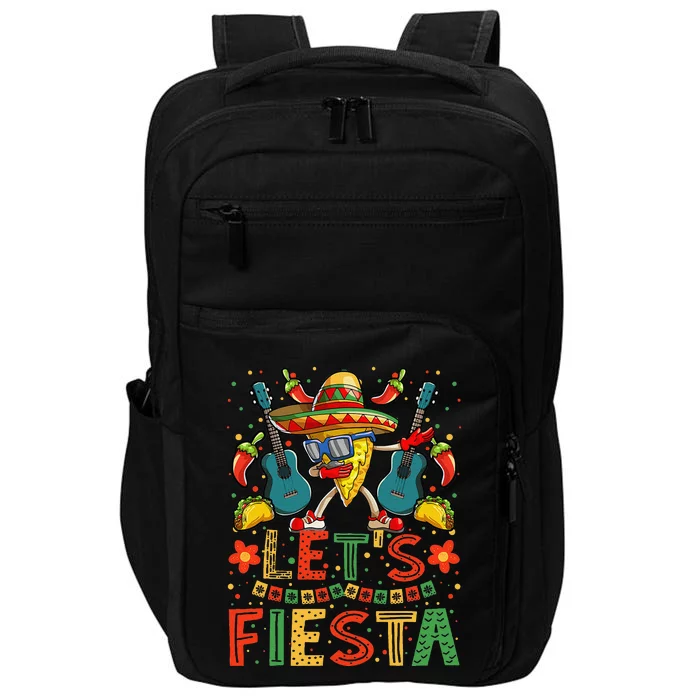 Dabbing Nacho Cinco De Mayo Lets Fiesta Impact Tech Backpack