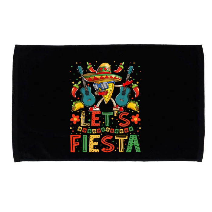 Dabbing Nacho Cinco De Mayo Lets Fiesta Microfiber Hand Towel