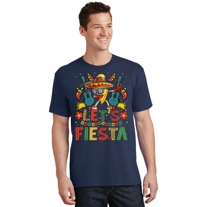 Dabbing Nacho Cinco De Mayo Lets Fiesta T-Shirt