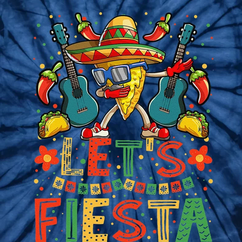 Dabbing Nacho Cinco De Mayo Lets Fiesta Tie-Dye T-Shirt