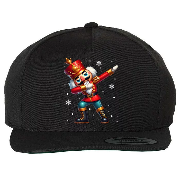 Dabbing Nutcracker Christmas Costume Matching Family Pajama Wool Snapback Cap