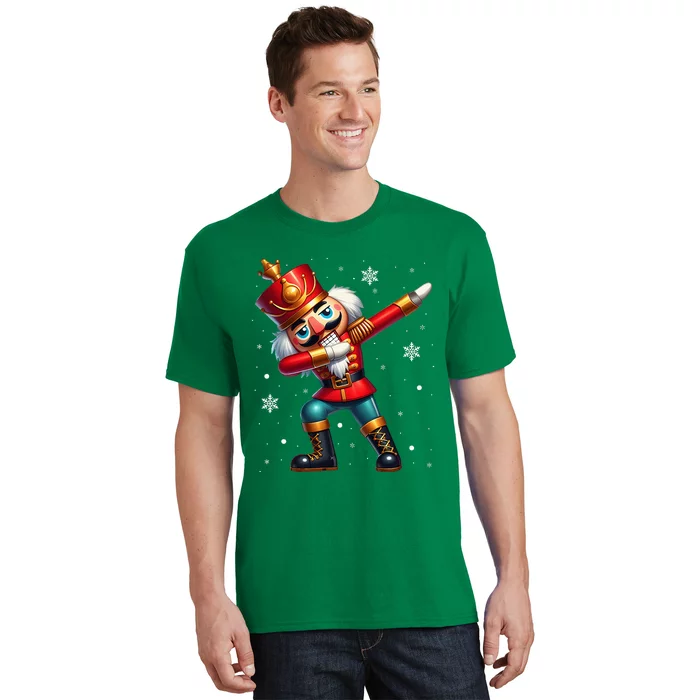 Dabbing Nutcracker Christmas Costume Matching Family Pajama T-Shirt