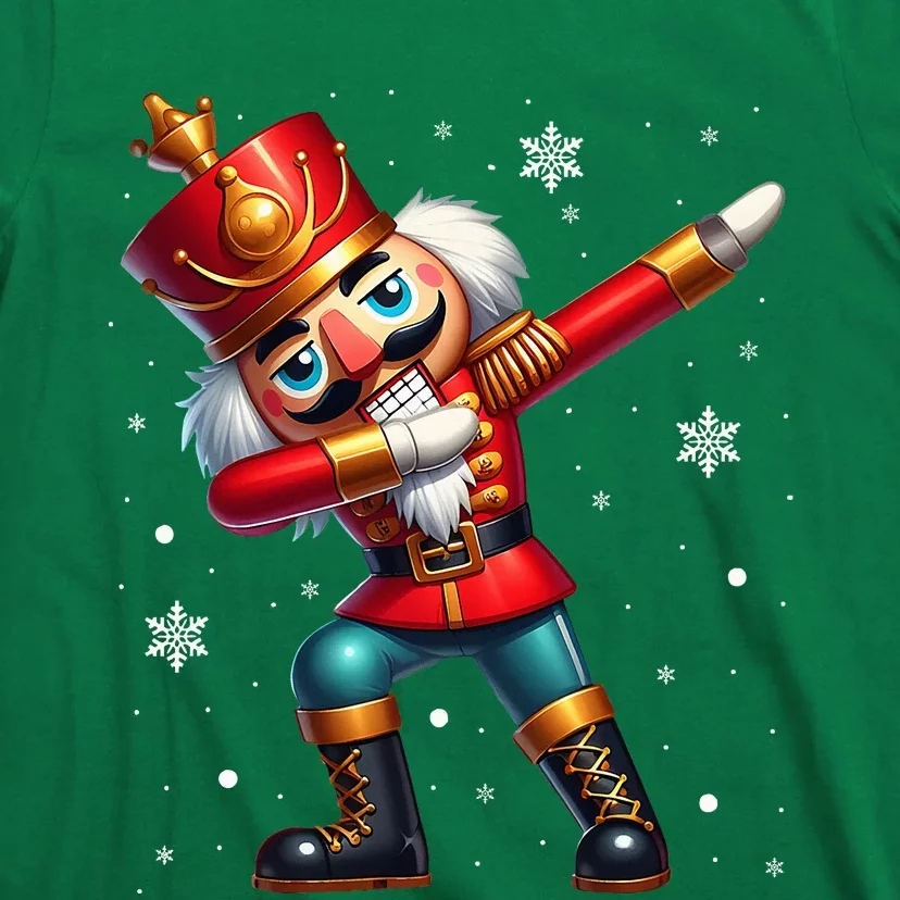 Dabbing Nutcracker Christmas Costume Matching Family Pajama T-Shirt