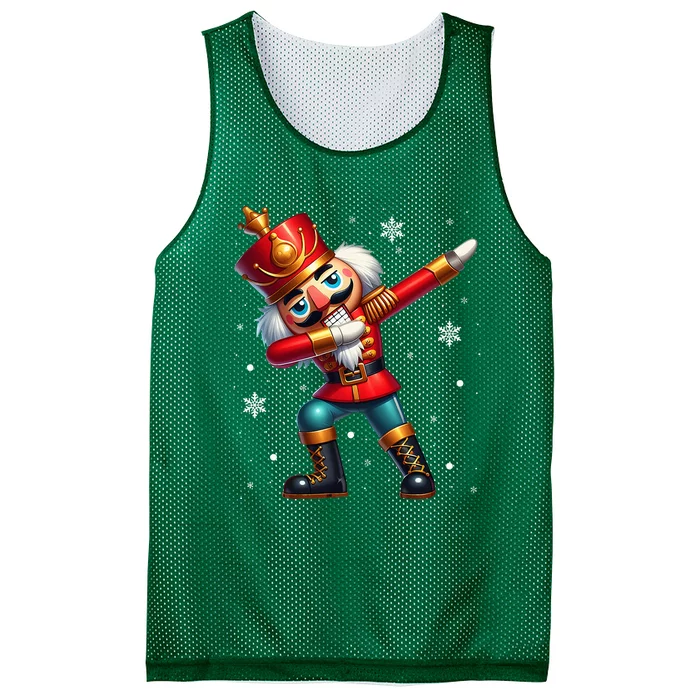 Dabbing Nutcracker Christmas Costume Matching Family Pajama Mesh Reversible Basketball Jersey Tank