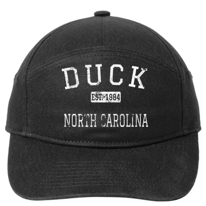 Duck North Carolina NC Vintage 7-Panel Snapback Hat