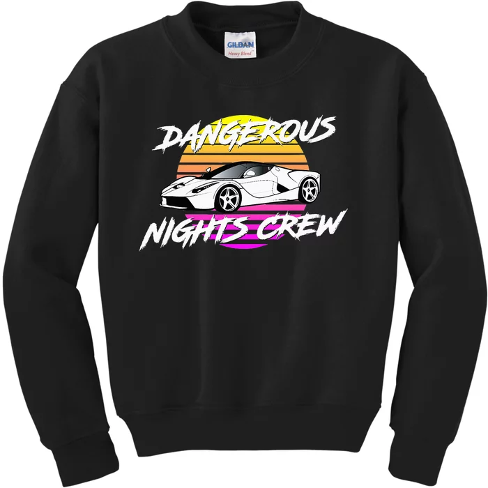 Dangerous Nights Crew Kids Sweatshirt