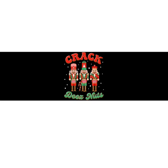 Deez Nuts Christmas Xmas Crack Nutcracker Nut Cracker Bumper Sticker