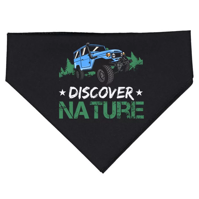 Discover Nature Camping Vintage USA-Made Doggie Bandana