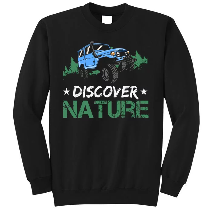 Discover Nature Camping Vintage Sweatshirt