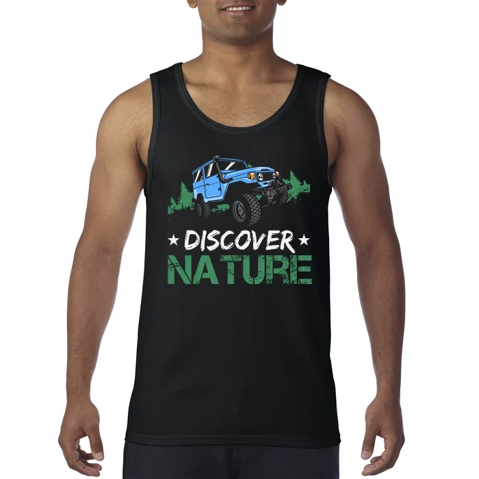 Discover Nature Camping Vintage Tank Top