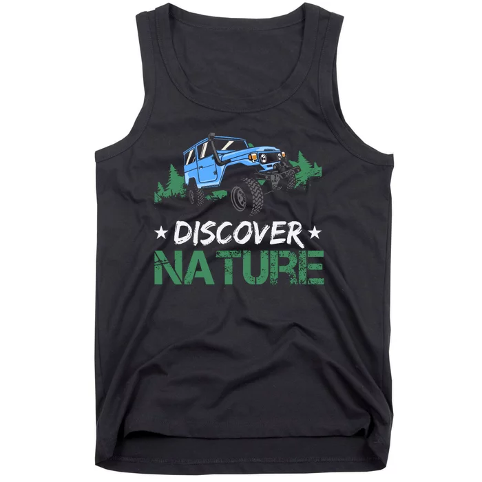 Discover Nature Camping Vintage Tank Top