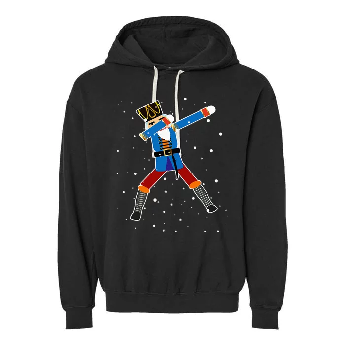 Dabbing Nutcracker Christmas Nutcracker Dab Xmas Garment-Dyed Fleece Hoodie