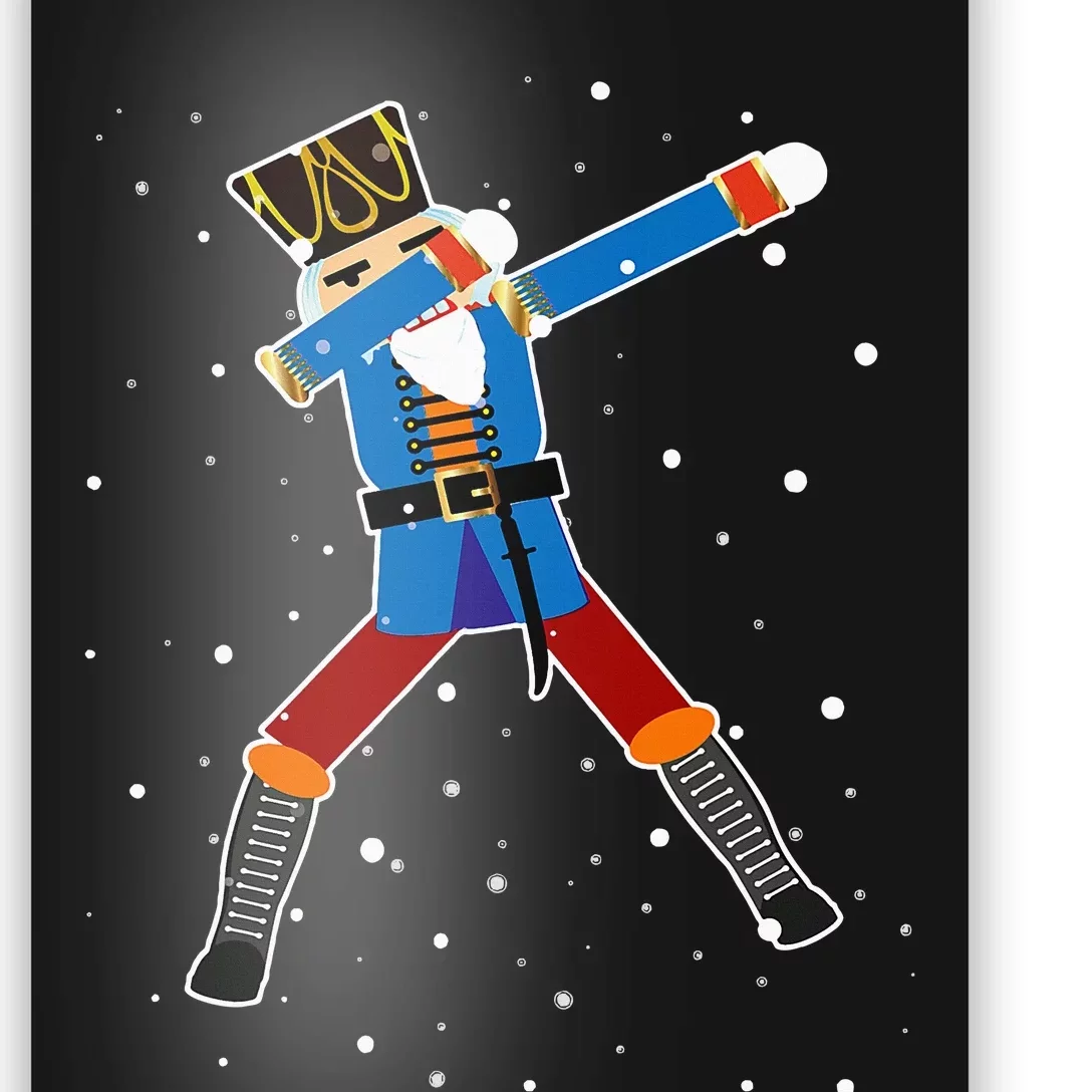 Dabbing Nutcracker Christmas Nutcracker Dab Xmas Poster