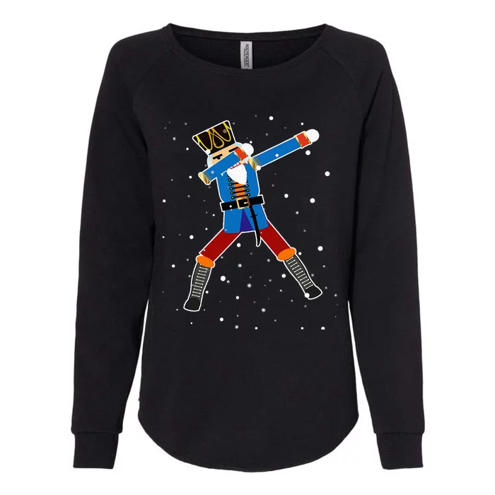 Dabbing Nutcracker Christmas Nutcracker Dab Xmas Womens California Wash Sweatshirt