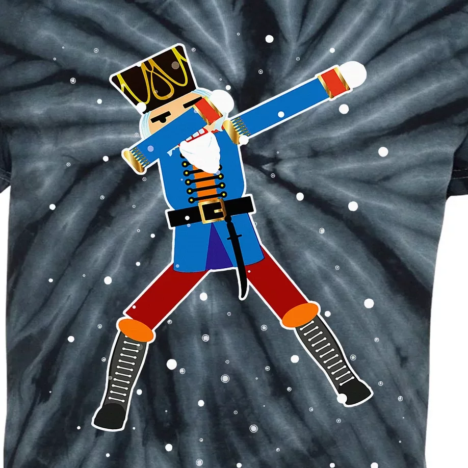 Dabbing Nutcracker Christmas Nutcracker Dab Xmas Kids Tie-Dye T-Shirt