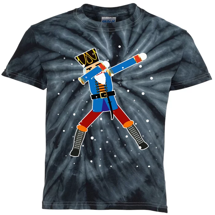 Dabbing Nutcracker Christmas Nutcracker Dab Xmas Kids Tie-Dye T-Shirt