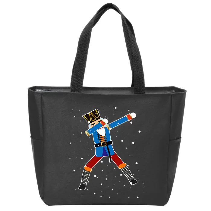 Dabbing Nutcracker Christmas Nutcracker Dab Xmas Zip Tote Bag