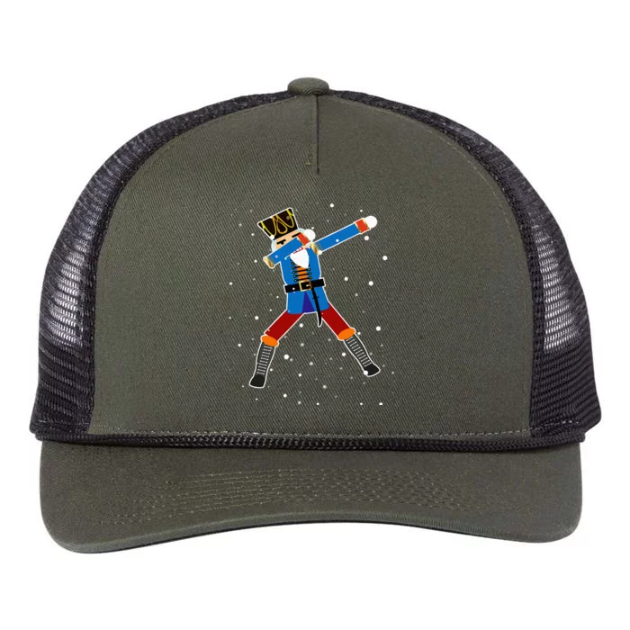 Dabbing Nutcracker Christmas Nutcracker Dab Xmas Retro Rope Trucker Hat Cap