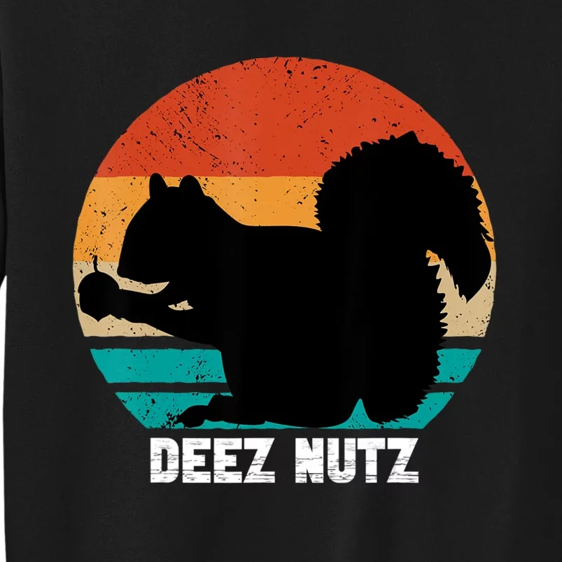 Deez Nutz Christmas Gopher Funny Saying Dees Nutz Ugly Xmas Tall Sweatshirt