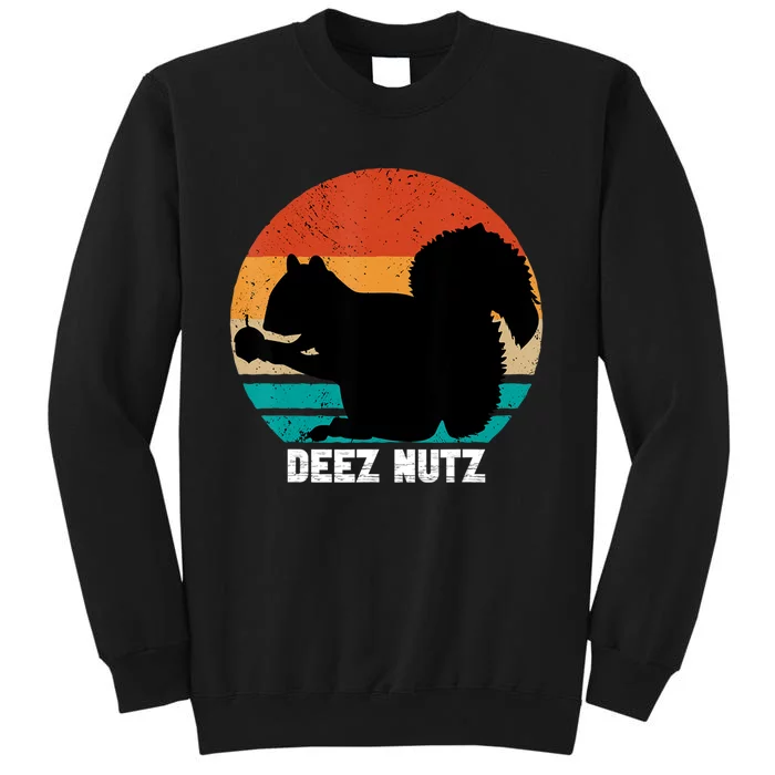 Deez Nutz Christmas Gopher Funny Saying Dees Nutz Ugly Xmas Tall Sweatshirt