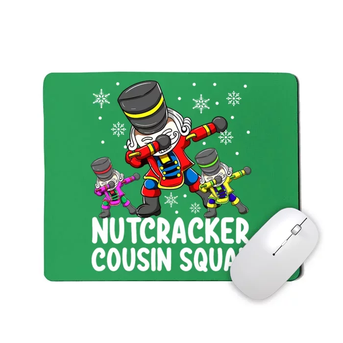 Dabbing Nutcracker Cousin Crew Christmas Family Mousepad