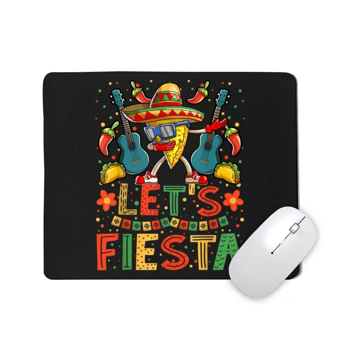 Dabbing Nacho Cinco De Mayo Women Men Lets Fiesta Mousepad