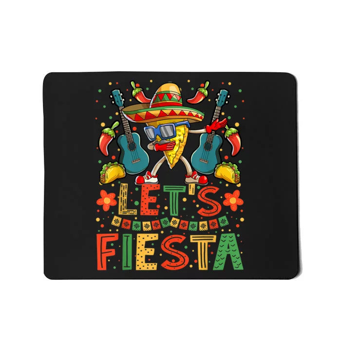 Dabbing Nacho Cinco De Mayo Women Men Lets Fiesta Mousepad