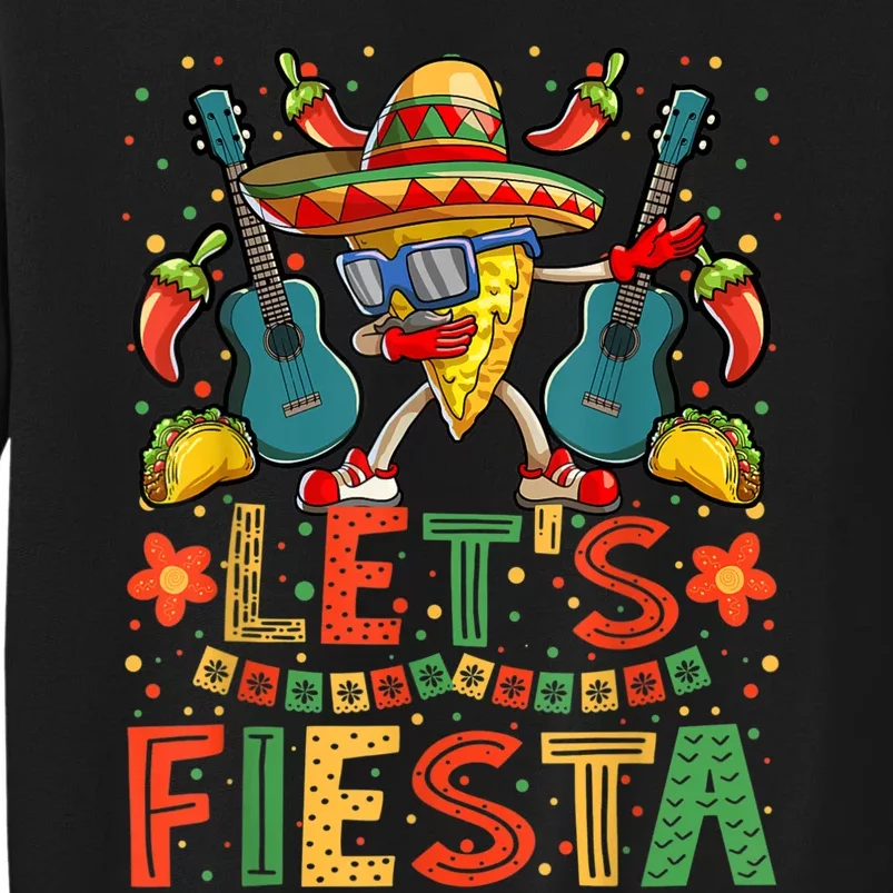 Dabbing Nacho Cinco De Mayo Women Men Lets Fiesta Tall Sweatshirt