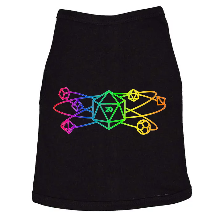 DnD D20 Atom Rainbow Gamer Doggie Tank