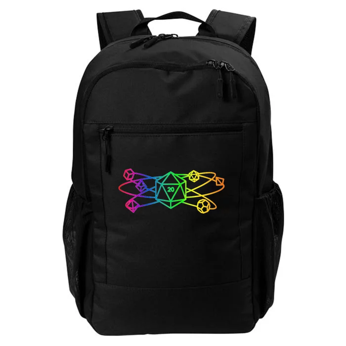 DnD D20 Atom Rainbow Gamer Daily Commute Backpack