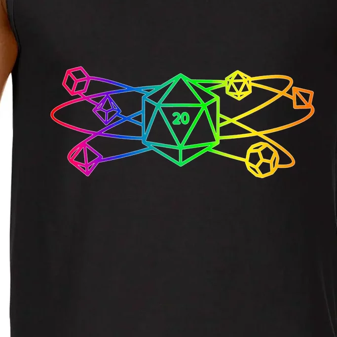 DnD D20 Atom Rainbow Gamer Comfort Colors® Tank Top