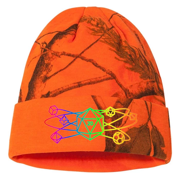 DnD D20 Atom Rainbow Gamer Kati - 12in Camo Beanie