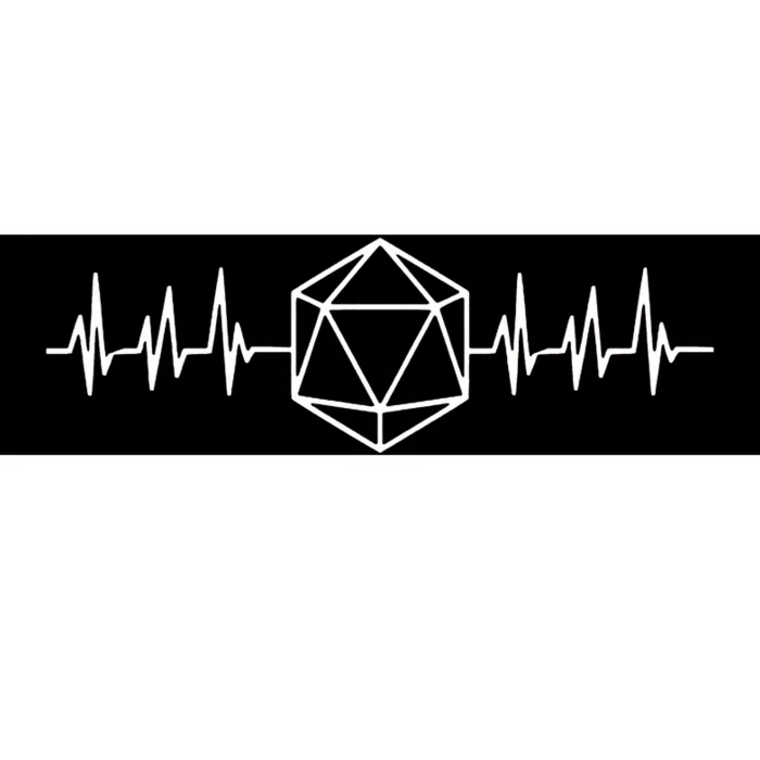 DnD D20 Life Pulse Bumper Sticker