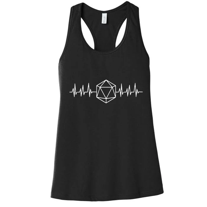 DnD D20 Life Pulse Women's Racerback Tank