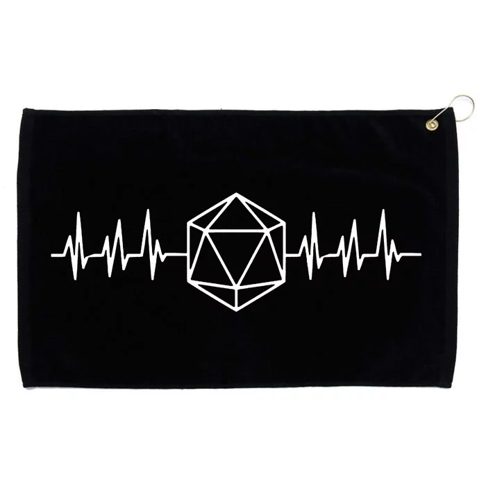 DnD D20 Life Pulse Grommeted Golf Towel