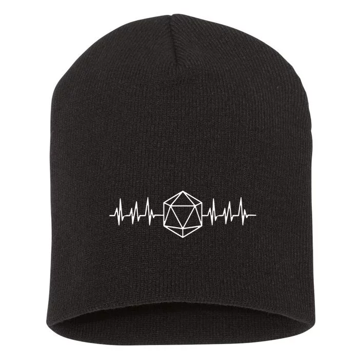 DnD D20 Life Pulse Short Acrylic Beanie