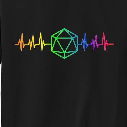 DnD D20 Life Pulse Rainbow Sweatshirt