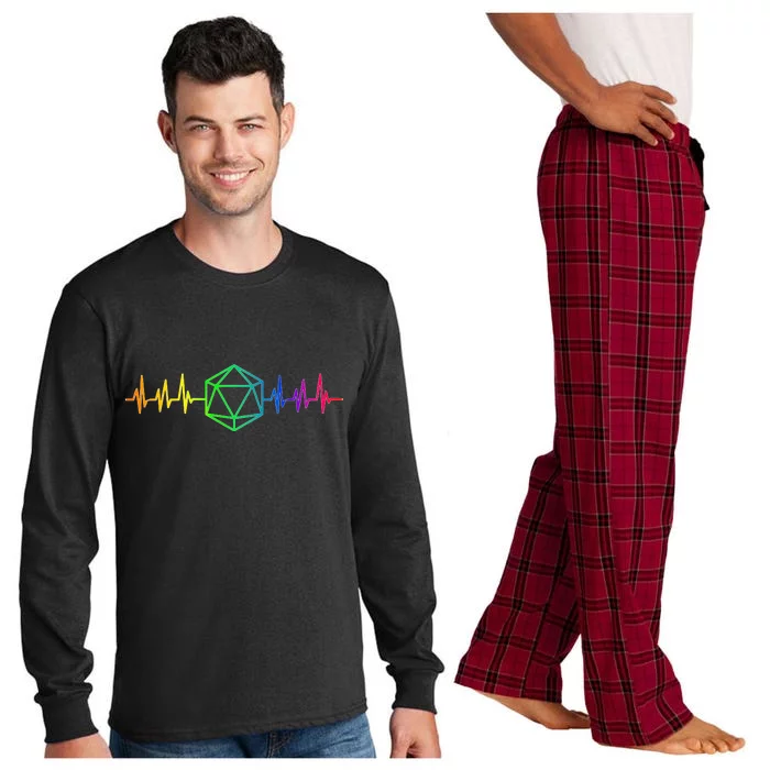 DnD D20 Life Pulse Rainbow Long Sleeve Pajama Set