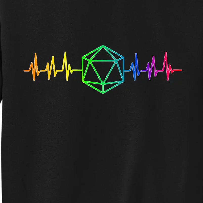 DnD D20 Life Pulse Rainbow Tall Sweatshirt