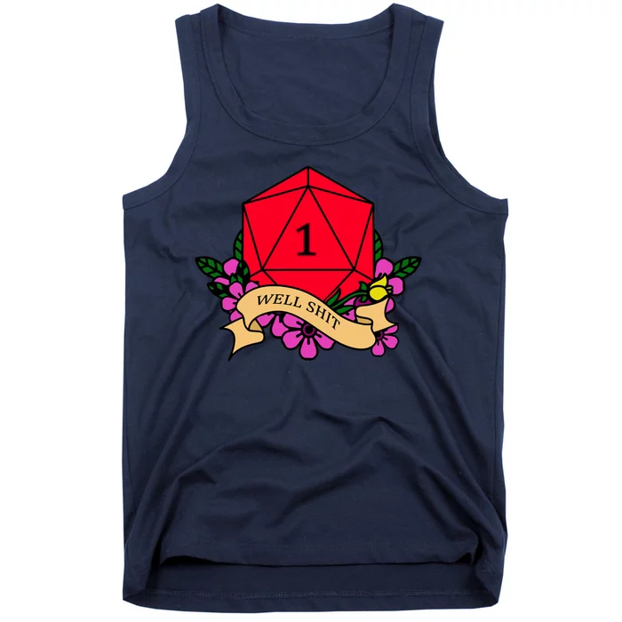 DND Well Shit Dice Game Tank Top