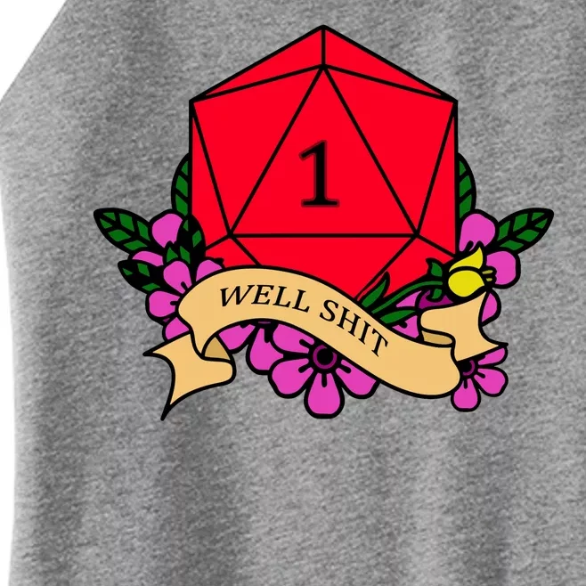 DND Well Shit Dice Game Women’s Perfect Tri Rocker Tank