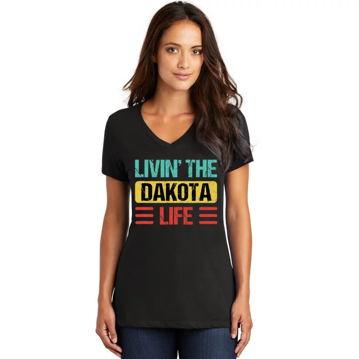 Dakota Name Women's V-Neck T-Shirt