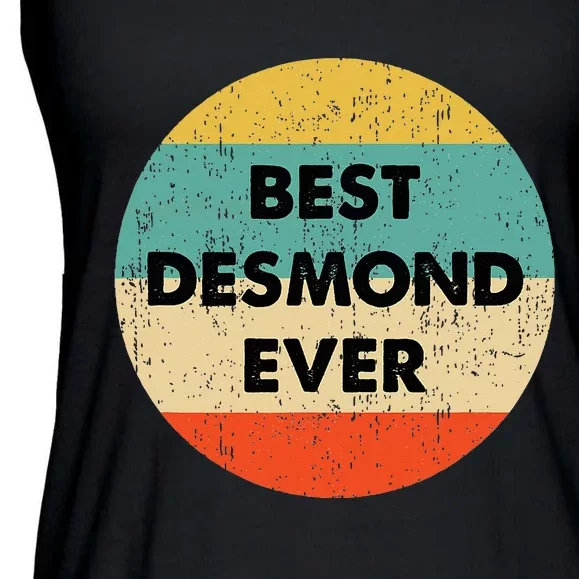 Desmond Name Ladies Essential Flowy Tank