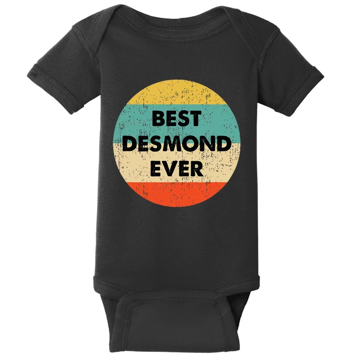 Desmond Name Baby Bodysuit