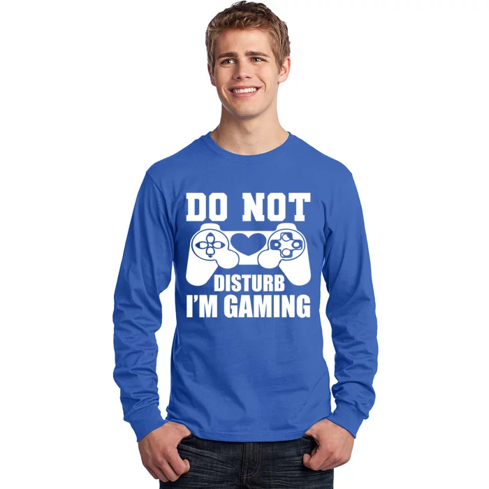 Do Not Disturb IM Gaming Late Night Gamer Game Mode Gear Gift Long Sleeve Shirt