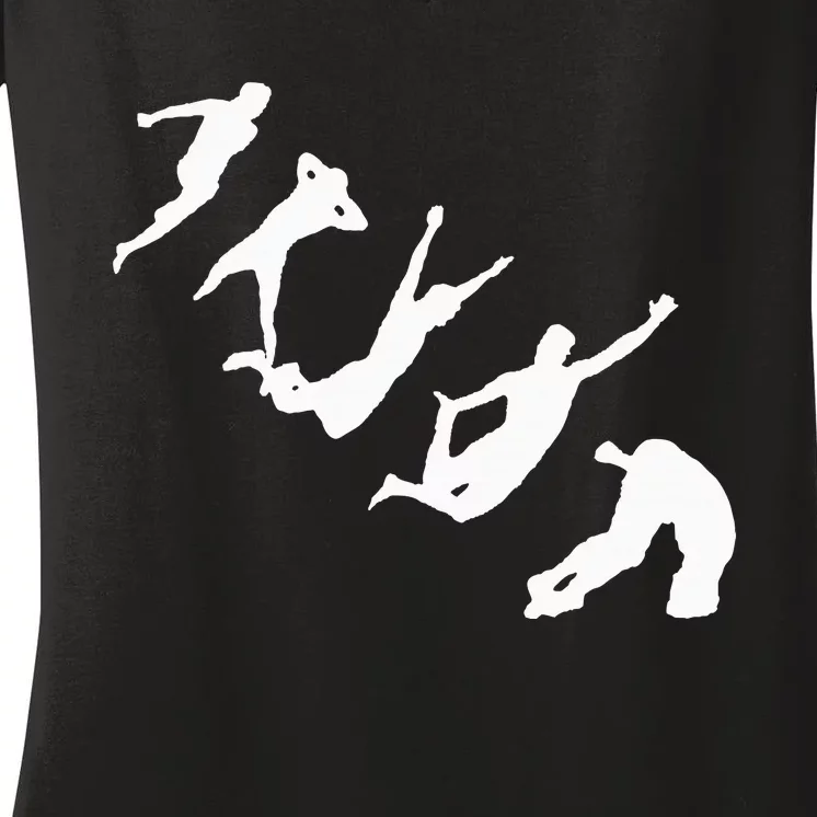 Dods Norwegian Death Diving Freestyle Women's V-Neck T-Shirt