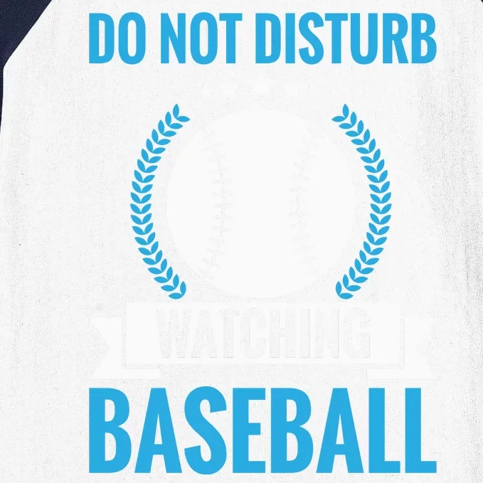 Do Not Disturb Watching Baseball Funny Baseball Gift Baseball Sleeve Shirt